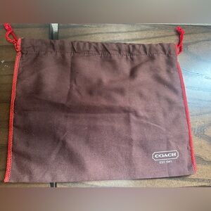 Coach Brown Dust Bag 12x9.5